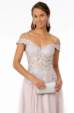 Elizabeth K - GL2953 Embroidered Off-Shoulder Mesh A-Line Gown 18 Elizabeth K - GL2953 Embroidered Off-Shoulder Mesh A-Line Gown -Hot Sale WEDDING Store elizabeth k gl2953 embroidered off shoulder mesh a line gown bridesmaid dresses 28055867719763