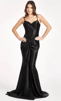 Elizabeth K GL3044 - Draped Satin Mermaid Prom Dress -Hot Sale WEDDING Store elizabeth k gl3044 draped satin mermaid prom dress special occasion dress xs black 30081329758291