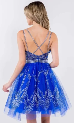 Elizabeth K - GS1965 Jeweled Waist Glitter A-Line Dress 19 Elizabeth K - GS1965 Jeweled Waist Glitter A-Line Dress -Hot Sale WEDDING Store elizabeth k gs1965 jeweled waist glitter a line dress cocktail dresses 28977339957331