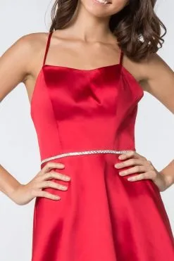 Elizabeth K - GS2855 Halter Neck Beaded A-line Dress 6 Elizabeth K - GS2855 Halter Neck Beaded A-line Dress -Hot Sale WEDDING Store elizabeth k gs2855 halter neck beaded a line dress homecoming dresses 13895823818835