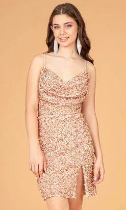 Elizabeth K GS3087 - High-Slit Sheath Cocktail Dress -Hot Sale WEDDING Store elizabeth k gs3087 high slit sheath cocktail dress special occasion dress 31508562772051