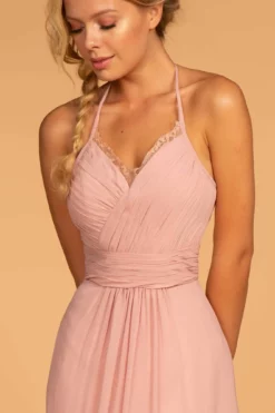 Elizabeth K - Pleated Lace Trimmed Chiffon A-line Dress GL2606 - 1 Pc Dusty Rose In Size M Available 6 Elizabeth K - Pleated Lace Trimmed Chiffon A-line Dress GL2606 - 1 Pc Dusty Rose In Size M Available -Hot Sale WEDDING Store elizabeth k pleated lace trimmed chiffon a line dress gl2606 1 pc dusty rose in size m available ccsale 7475926761555