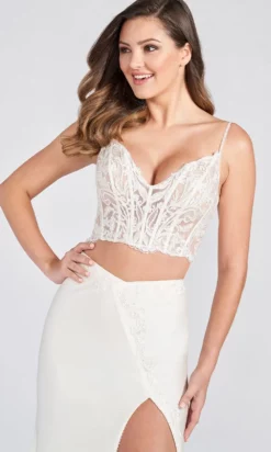 Ellie Wilde EW122043 - V-Neck Two Piece Prom Dress -Hot Sale WEDDING Store ellie wilde ew122043 v neck two piece prom dress prom dresses 29754485047379