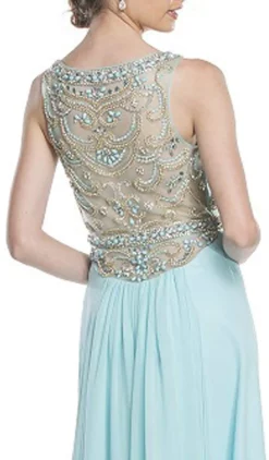 Aspeed Design - Embellished Sleeveless A-Line Evening Dress -Hot Sale WEDDING Store embellished sleeveless a line evening dress dress 5654655303737