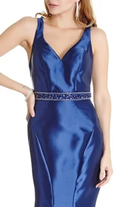 Aspeed Design - Embellished V-neck Mermaid Evening Dress -Hot Sale WEDDING Store embellished v neck mermaid evening dress evening dresses 28726958522451