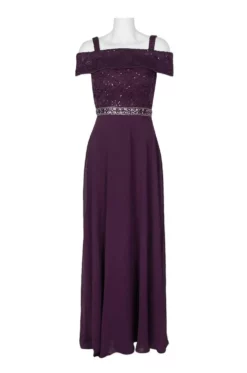 Emma Street - 1111199 Off Shoulder Embellished Lace And Chiffon Dress -Hot Sale WEDDING Store emma street 1111199 off shoulder embellished lace and chiffon dress special occasion dress 6918618710099