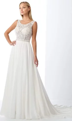 Enchanting By Mon Cheri - 119115 Scoop A-Line Bridal Dress