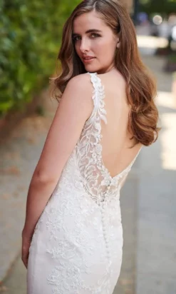 Enchanting By Mon Cheri - 120171 Embroidered Trumpet Bridal Gown -Hot Sale WEDDING Store enchanting by mon cheri 120171 embroidered trumpet bridal gown bridal dresses 15680958398547