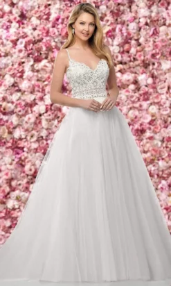 Enchanting By Mon Cheri - 219141 Lace Bodice A-Line Bridal Gown