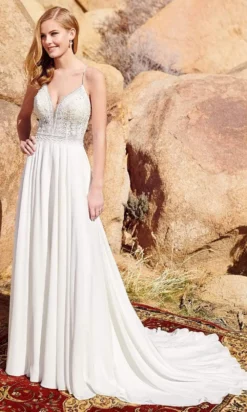 Enchanting By Mon Cheri - 220104 Lace Bodice A-line Bridal Gown