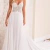 Enchanting By Mon Cheri - 221156 Lace Corset Chiffon Bridal Gown