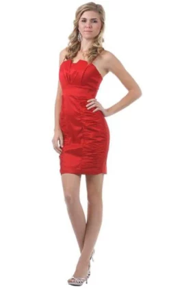 Eureka Fashion - 1818 Taffeta Sheath Cocktail Dress With Bolero 16 Eureka Fashion - 1818 Taffeta Sheath Cocktail Dress With Bolero -Hot Sale WEDDING Store eureka fashion 1818 taffeta sheath cocktail dress with bolero special occasion dress xs red 6927768223827