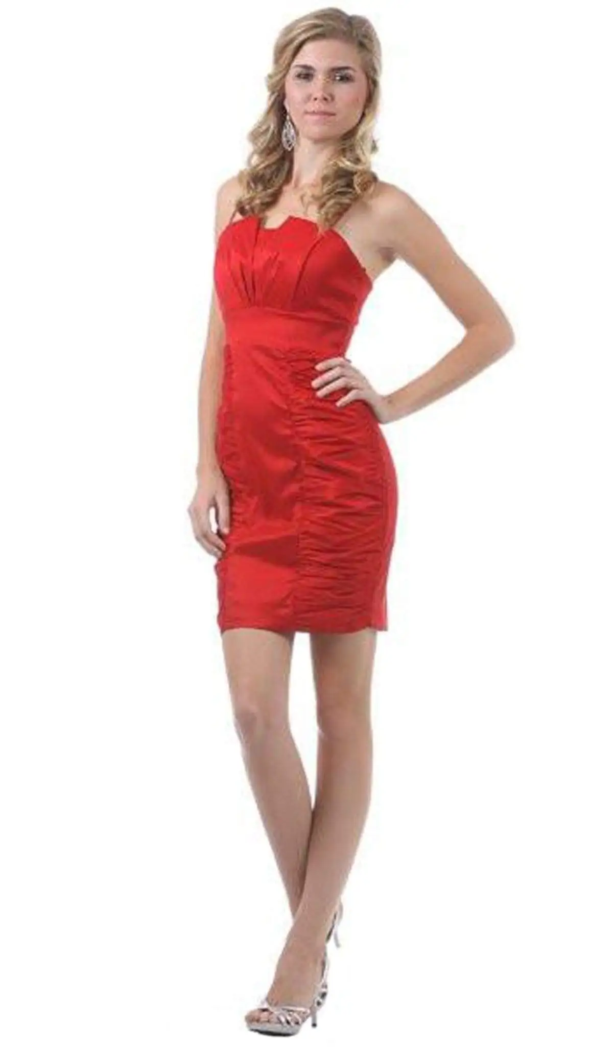 Eureka Fashion - 1818 Taffeta Sheath Cocktail Dress With Bolero 6 Eureka Fashion - 1818 Taffeta Sheath Cocktail Dress With Bolero - Image 6