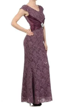 Eureka Fashion - 2003 Lace V-neck Trumpet Dress -Hot Sale WEDDING Store eureka fashion 2003 lace v neck trumpet dress evening dresses 13972836384851
