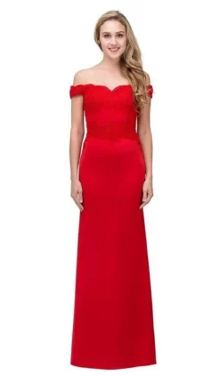 Eureka Fashion - 7100 Off Shoulder Lace Appliqued Jersey Mermaid Gown 25 Eureka Fashion - 7100 Off Shoulder Lace Appliqued Jersey Mermaid Gown -Hot Sale WEDDING Store eureka fashion 7100 off shoulder lace appliqued jersey mermaid gown bridesmaid dresses xs red 28767447941203