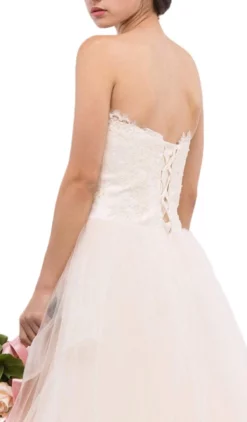 Eureka Fashion Bridal - Strapless Corset Style Back Wedding Gown -Hot Sale WEDDING Store eureka fashion bridal strapless corset style back wedding gown special occasion dress 28784243703891