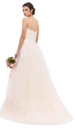 Eureka Fashion Bridal - Strapless Corset Style Back Wedding Gown -Hot Sale WEDDING Store eureka fashion bridal strapless corset style back wedding gown special occasion dress 5657154256953