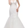 Eureka Fashion Bridal - Sweetheart Jeweled Lace Trumpet Wedding Dress