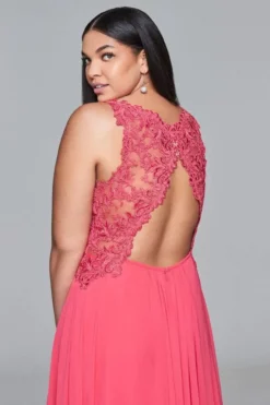 Faviana - 9433 Sleeveless V-neck A-line Dress -Hot Sale WEDDING Store faviana 9433 sleeveless v neck a line dress bridesmaid dresses 28968027652179