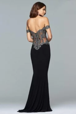 Faviana - S10001 Off-Shoulder Jersey Sheath Gown -Hot Sale WEDDING Store faviana s10001 off shoulder jersey sheath gown evening dresses 5392740515897