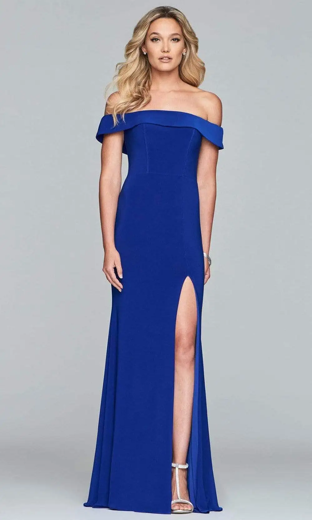 Faviana - S10015 Trendy Off-Shoulder Jersey Evening Gown 8 Faviana - S10015 Trendy Off-Shoulder Jersey Evening Gown - Image 8