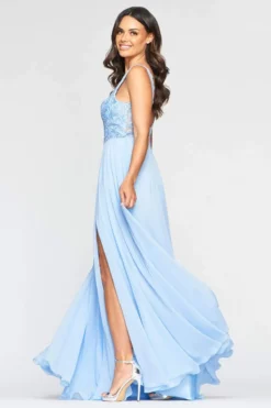 Faviana - S10432 Beaded Lace Square A-Line Dress 6 Faviana - S10432 Beaded Lace Square A-Line Dress -Hot Sale WEDDING Store faviana s10432 beaded lace square a line dress prom dresses 13438370054227