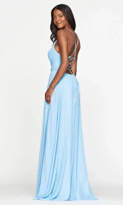 Faviana - S10435 Illusion Plunging V Neck Beaded Waist A-Line Dress -Hot Sale WEDDING Store faviana s10435 illusion plunging v neck beaded waist a line dress prom dresses 28652078792787