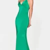 Faviana - S10661 Lace Up Back Satin Gown