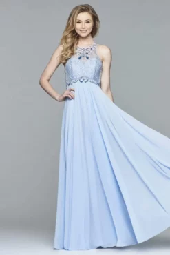 Faviana - S7989 Long Chiffon Dress With Bead Detailing 15 Faviana - S7989 Long Chiffon Dress With Bead Detailing -Hot Sale WEDDING Store faviana s7989 long chiffon dress with bead detailing special occasion dress 28921754386515