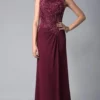 Feriani Couture - 18402 Embellished Cap Sleeve Column Gown