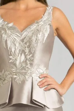 Feriani Couture - 18620 Embroidered Two-Piece Peplum Dress 6 Feriani Couture - 18620 Embroidered Two-Piece Peplum Dress -Hot Sale WEDDING Store feriani couture 18620 embroidered two piece peplum dress mother of the bride dresses 5443123740729