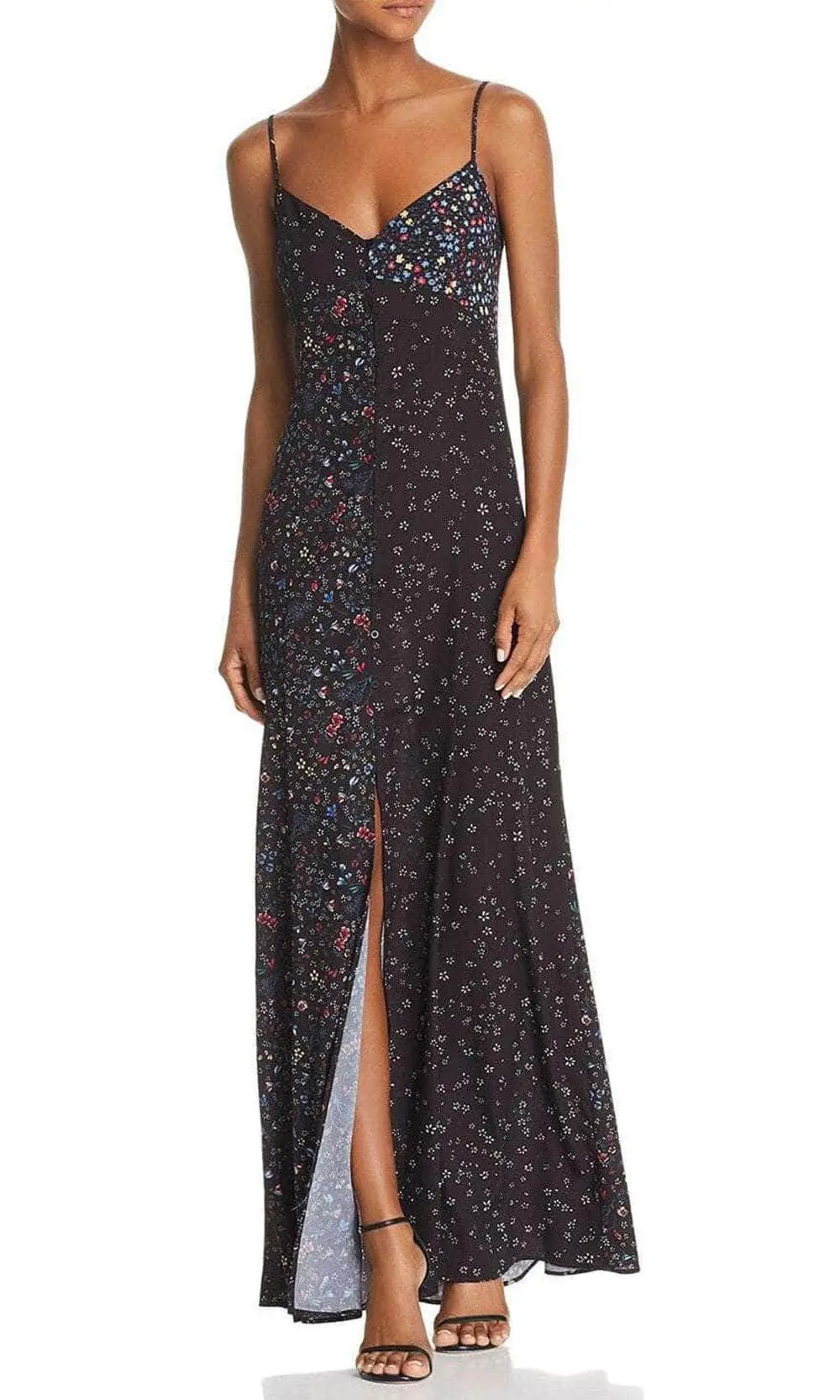 French Connection 71KBP - Dual Floral Fabric Sleeveless Maxi Dress 2 French Connection 71KBP - Dual Floral Fabric Sleeveless Maxi Dress - Image 2