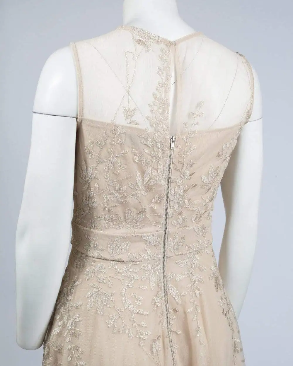 Gabby Skye - 17449MU Floral Metallic A-Line Cocktail Dress 9 Gabby Skye - 17449MU Floral Metallic A-Line Cocktail Dress - Image 9