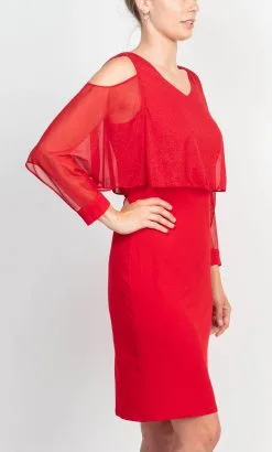 Glamour GGM085 - Cold Shoulder Sheath Formal Dress -Hot Sale WEDDING Store glamour ggm085 cold shoulder sheath formal dress holiday dresses 32277831352403