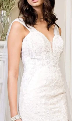 GLS By Gloria Bridal GLS By Gloria - GL1935 Embroidered V Neck Mermaid Dress 9 GLS By Gloria Bridal GLS By Gloria - GL1935 Embroidered V Neck Mermaid Dress -Hot Sale WEDDING Store gls by gloria gl1935 embroidered v neck mermaid dress wedding dresses 27995197898835
