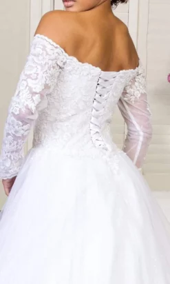 GLS By Gloria Bridal GLS By Gloria - GL1937 Embroidered Long Sleeves A-Line Dress 35 GLS By Gloria Bridal GLS By Gloria - GL1937 Embroidered Long Sleeves A-Line Dress -Hot Sale WEDDING Store gls by gloria gl1937 embroidered long sleeves a line dress wedding dresses 27995200716883