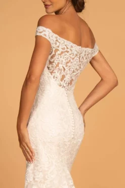 GLS By Gloria - GL2593 Lace Off-Shoulder Mermaid Dress -Hot Sale WEDDING Store gls by gloria gl2593 lace off shoulder mermaid dress wedding dresses 28767645990995