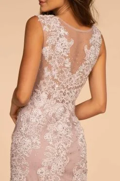 GLS By Gloria - GL2616 Cap Sleeve Appliqued Illusion Mermaid Gown -Hot Sale WEDDING Store gls by gloria gl2616 cap sleeve appliqued illusion mermaid gown special occasion dress 28468679868499