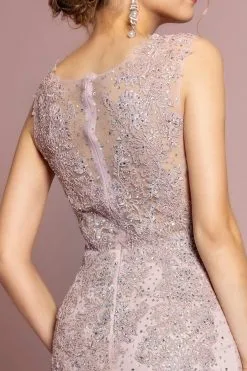 GLS By Gloria - GL2616 Cap Sleeve Appliqued Illusion Mermaid Gown -Hot Sale WEDDING Store gls by gloria gl2616 cap sleeve appliqued illusion mermaid gown special occasion dress 28801178206291