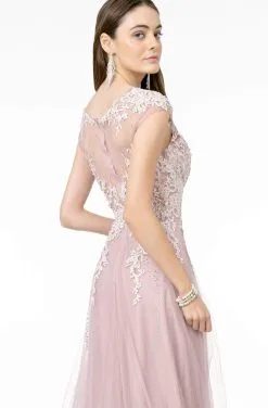 GLS By Gloria - GL2886 Embroidered Scoop Neck A-Line Gown 7 GLS By Gloria - GL2886 Embroidered Scoop Neck A-Line Gown -Hot Sale WEDDING Store gls by gloria gl2886 embroidered scoop neck a line gown evening dresses 28062239621203