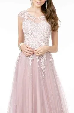 GLS By Gloria - GL2886 Embroidered Scoop Neck A-Line Gown 6 GLS By Gloria - GL2886 Embroidered Scoop Neck A-Line Gown -Hot Sale WEDDING Store gls by gloria gl2886 embroidered scoop neck a line gown evening dresses 28800549748819