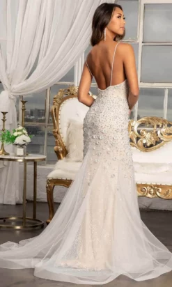 GLS By Gloria GL3000 - Sleeveless V-neck Evening Gown -Hot Sale WEDDING Store gls by gloria gl3000 sleeveless v neck evening gown prom dresses 30119652655187