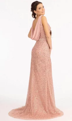 GLS By Gloria GL3008 - Cowl Back Sequin Evening Dress -Hot Sale WEDDING Store gls by gloria gl3008 cowl back sequin evening dress special occasion dress 30104681218131