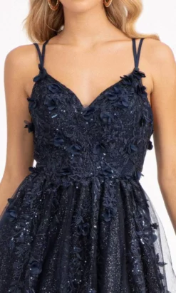 GLS By Gloria GL3033 - Appliqued V-Neck Prom Gown -Hot Sale WEDDING Store gls by gloria gl3033 appliqued v neck prom gown special occasion dress 30111042273363