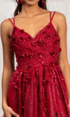 GLS By Gloria GL3033 - Appliqued V-Neck Prom Gown -Hot Sale WEDDING Store gls by gloria gl3033 appliqued v neck prom gown special occasion dress 30111042338899