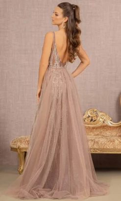 GLS By Gloria GL3115 - Tulle Overskirt Evening Dress 8 GLS By Gloria GL3115 - Tulle Overskirt Evening Dress -Hot Sale WEDDING Store gls by gloria gl3115 tulle overskirt evening dress special occasion dress 31980310036563