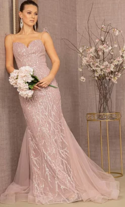 GLS By Gloria GL3121 - Godets Tulle Prom Gown -Hot Sale WEDDING Store gls by gloria gl3121 godets tulle prom gown special occasion dress 31980320063571