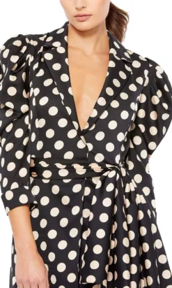 Ieena Duggal - 26499 Quarter Sleeve Polkadot Sheath Dress 5 Ieena Duggal - 26499 Quarter Sleeve Polkadot Sheath Dress -Hot Sale WEDDING Store ieena duggal 26499 quarter sleeve polkadot sheath dress prom dresses 15876941021267