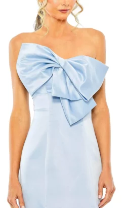 Ieena Duggal 49701 - Strapless Bow Accented Evening Dress -Hot Sale WEDDING Store ieena duggal 49701 strapless bow accented evening dress special occasion dress 32189905436755