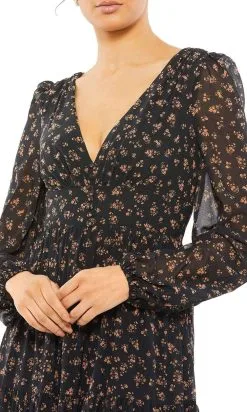 Ieena Duggal - 55431I V-Neck Empire A-Line Dress -Hot Sale WEDDING Store ieena duggal 55431i v neck empire a line dress special occasion dress 28558885716051